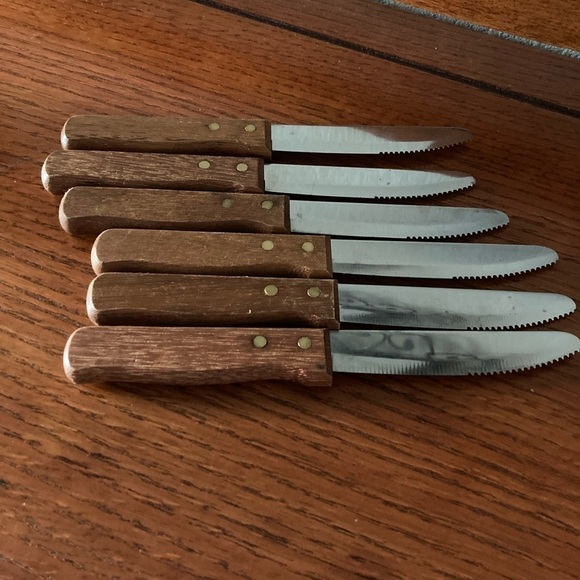 Vintage Gaucho Stainless by Adcraft Steak Knives 6 - Picture 5 of 6